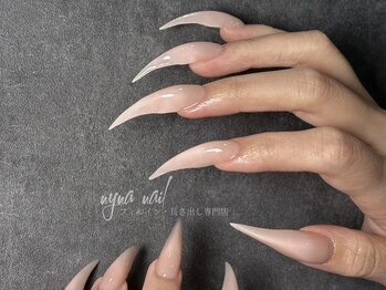ニナネイル 中野駅前店(nyna nail)の写真/<フィルイン・長さ出し専門店 nyna nail>自爪が伸びたような自然なスカルプ★ジェルにはない魅力満載♪