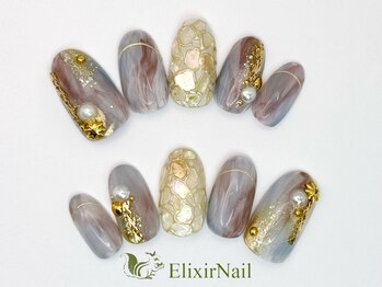 エリクサーネイル 池袋(Elixir Nail)/定額cやり放題/クーポン使用