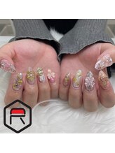 東海最大級ネイルサロン by レディスペネイル 名駅店/ゴテゴテネイル