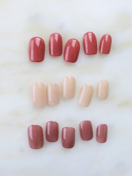 プティットスリール 岐阜店(Petit Sourire)の写真/シンプルで可愛い*OLや主婦の方に！【フィルイン込み♪ワンカラー/ラメグラ/カラグラ/マグネットネイル】