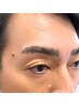【メンズ】眉毛パーマ＋眉毛wax　¥5980