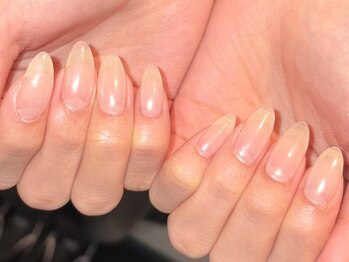 ユニネイル 池袋(Uni Nail)/シンプルミラーネイル♪