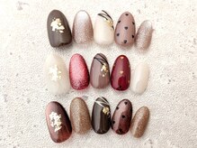 ネイルサロン シキ 東戸塚店(shiki)/バレンタインネイル ￥6800