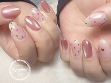 ルブリー(roovely)/ハートホロネイル
