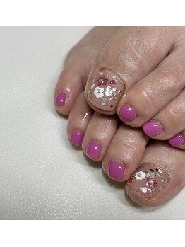 スターチス(STARTICE)/スパンコールネイル