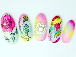 レトロな花柄☆