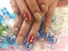 プルミエ ネイル(Premier Nail)/秋カラー☆ネイティブアメリカン