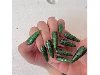 ネス 沖縄店(Nes.)/チップ長さ出しワンカラー