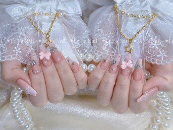 レアネイル 渋谷店(Le’a nail)/グラデーションパーツ付け放題