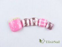 エリクサーネイル 五反田(Elixir Nail)/フットやり放題／クーポン使用