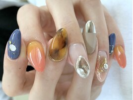 ～べっ甲ネイル～