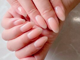 オフィス先端細ミラー×チーク