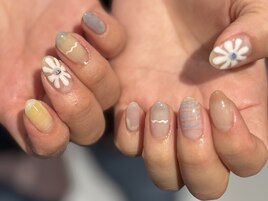 パステルカラーのiroコース