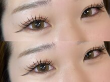 アビエ フリルアイビューティー 河内花園駅前店(abije Frill Eye Beauty)/フラットラッシュ160本