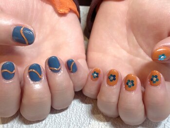 ロア(Lore)の写真/センス抜群のスタッフがショートネイルでも映えるデザインをご提案◎デザインも豊富でお気に入りが見つかる