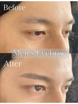 エル(Elle)の写真/メンズアイブロウやってます！一流のアイリストが一人一人にの骨格に合わせて似合うまつげを提案！