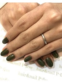 オシャレ、ワンカラーネイル！