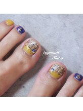 たゆ ネイル(たゆnail)/イエローツイードネイル