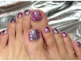 Footホログラムネイル￥8000