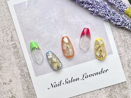 カラーアクセントネイル