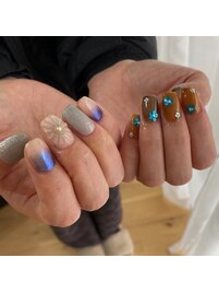 ちぐはぐネイル＊