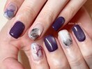 紫陽花ネイル・マグネット