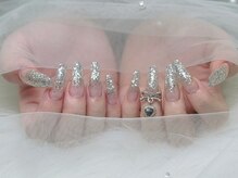 ラッキーネイル(lucky nail)/チップ長さだしロングデザイン