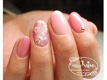 ジュジュ(Juju)/OLネイル　お花アートネイル