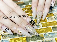 ネイルサロン カラーエイト(Nailsalon COLOR.8)/スカルプ　ブランドネイル