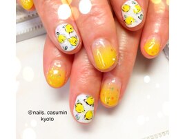 レモンの手描きアート♪