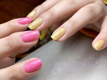 ネイルサロン プール ヴー(Nail Salon Pour Vous)/【オーダー】ラメチラシネイル