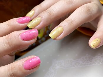 ネイルサロン プール ヴー(Nail Salon Pour Vous)/【オーダー】ラメチラシネイル