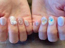 プラハネイル(+HER 美甲)/人魚の鱗×シェル