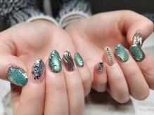 ネイルプラスユウ(NAIL+U)の雰囲気（夏に向けて水滴がしたたるデザインが人気です！）