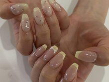 アイネイルズ 渋谷店(I nails)/【Sumika.t】ちぐはぐフレンチ