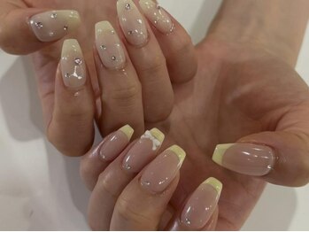 アイネイルズ 渋谷店(I nails)/【Sumika.t】ちぐはぐフレンチ