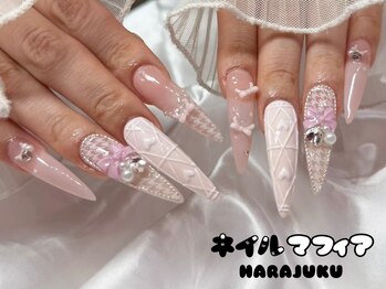 ネイルマフィア 原宿(NAIL MAFIA)の写真/【圧倒的な技術力】JNA本部認定講師在籍の実力派サロン！お爪に優しいフィルイン施術♪一層残しでモチ◎