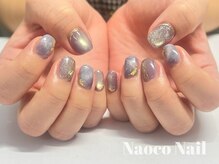 ナオコネイル(Naoco Nail)の雰囲気（【迷った方へ】秋のくすみブルー＊大人ニュアンス＊透明感）
