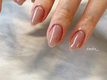 ネイルサロン イントゥ(into_)/ちゅるん　ラメ　ワンカラー