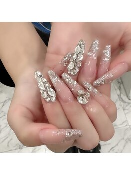 ラピス 渋谷店(Lapis)の写真/ロングだからこそ可愛い☆スカルプワンカラー¥10000~/スカルプつけ放題¥15000~/ジェル長さだし¥12500~♪