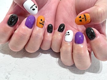 ハロウィンネイル