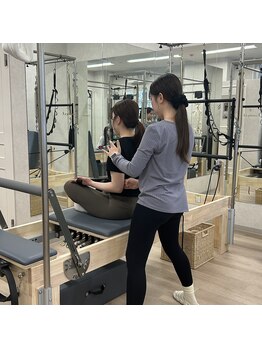 ラ ピラティス 銀座店(La pilates)/マンツーマンで丁寧なレッスン♪