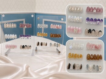 フリーシャ いせさき店(freesha)の写真/シンプルからトレンドのワンホンまで!定額メニューのあるサロンで指先から季節を彩る楽しさを♪