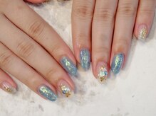 ラルネイル 大宮(Lull. nail)/＃オーロラ＃シェル＃ラメ