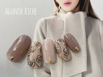 アグニークリッシェ(Agunik Riche)/【フラワーネイル】