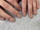 ニュアンスちぐはぐネイル
