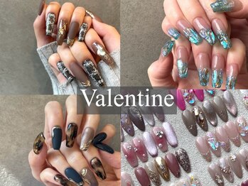 ネイルサロン ヴァレンタイン(nailsalon Valentine)の写真/[季節ごとに変わる定額ジェル¥6000~][スカルプ定額¥11000]ハンドとフット同時施術OK！[フット定額¥5500]