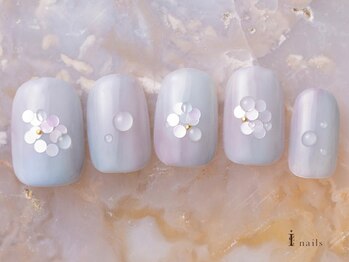 アイネイルズ 吉祥寺店(I nails)/ホログラム水滴ネイル