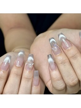 ウサギネイル 新大久保店(usagi nail)/マグネット、フレンチ