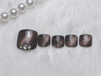 グロス バイ カオ 関内 馬車道(gloss by KAO)/フットネイル　マグネットネイル